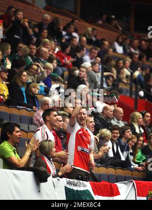 Die Handballweltmeisterschaft 2011 für Männer, Cloetta Center, Linköping, Schweden. Foto: Jeppe Gustafsson Stockfoto