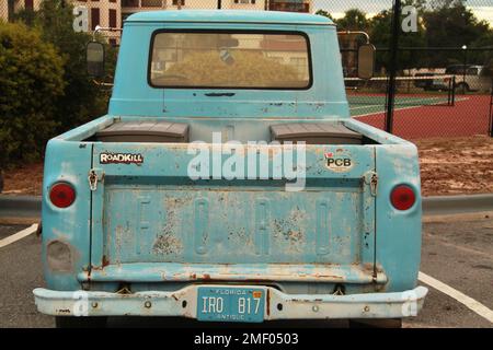 Süßer, antiker Ford Pick-up-Truck Stockfoto