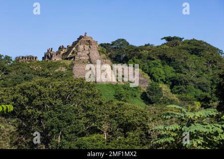 Tonina, präkolumbianische Ausgrabungsstätte, Chiapas, Mexiko, Nordamerika, Amerika Stockfoto