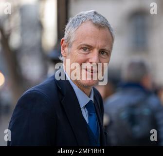 London, Großbritannien. 24. Januar 2023. Lord Zac Goldsmith vom Kabinettsbüro, 70 Whitehall London Credit: Ian Davidson/Alamy Live News Stockfoto