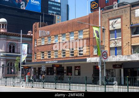 Sydney Pub, Bar Broadway im Stadtzentrum von Chippendale Sydney, NSW, Australien Stockfoto