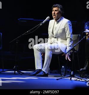 Madrid, Spanien. 24. Januar 2023. Arcangel tritt auf der Bühne des Inverfests 2023 im Circo Price in Madrid auf. 24. Januar 2023 Spanien (Foto: Oscar Gonzalez/NurPhoto) Kredit: NurPhoto SRL/Alamy Live News Stockfoto