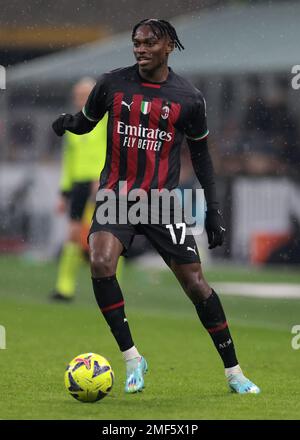 Mailand, Italien, 8. Januar 2023. Rafael Leao von AC Milan beim Spiel der Serie A in Giuseppe Meazza, Mailand. Der Bildausdruck sollte lauten: Jonathan Moscrop/Sportimage Stockfoto