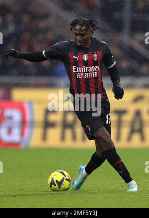 Mailand, Italien, 8. Januar 2023. Rafael Leao von AC Milan beim Spiel der Serie A in Giuseppe Meazza, Mailand. Der Bildausdruck sollte lauten: Jonathan Moscrop/Sportimage Stockfoto