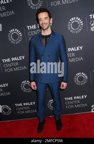 New York City, USA. 24. Januar 2023. Michael Urie nimmt am „Shrinking“ New York Screening Teil, das am 24. Januar 2023 im Paley Center for Media in New York City, NY, stattfindet © Steven Bergman/AFF-USA.COM Kredit: AFF/Alamy Live News Stockfoto