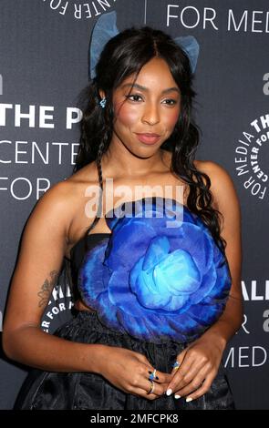 New York City, USA. 24. Januar 2023. Jessica Williams nimmt am „Shrinking“ New York Screening Teil, das am 24. Januar 2023 im Paley Center for Media in New York City, NY, stattfindet © Steven Bergman/AFF-USA.COM Kredit: AFF/Alamy Live News Stockfoto