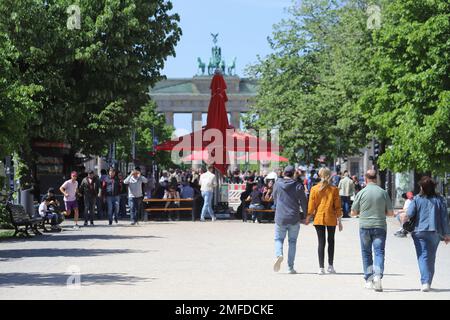 Berlin-Mitte-Brandenburger-Tor Stockfoto