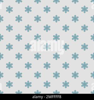 Nahtloses Blumenmuster. Vektordarstellung Stock Vektor