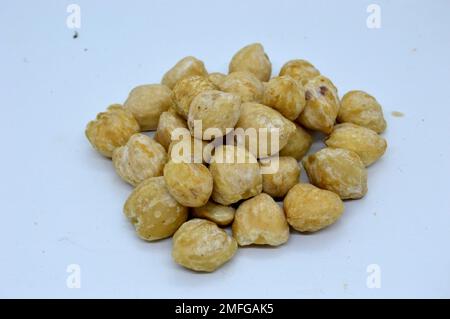 Kemiri Auch Bekannt Als Candleberry, Indian Walnut, Kemiri, Lackbaum, Nuez De La India, Buah Keras, Godou, Kukui Nut Tree Stockfoto