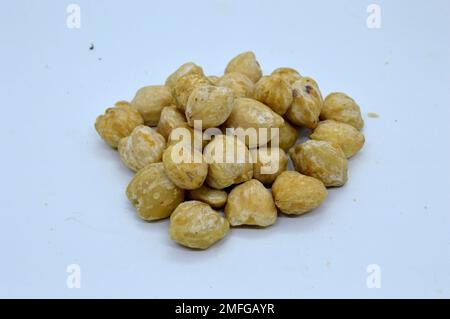 Kemiri Auch Bekannt Als Candleberry, Indian Walnut, Kemiri, Lackbaum, Nuez De La India, Buah Keras, Godou, Kukui Nut Tree Stockfoto