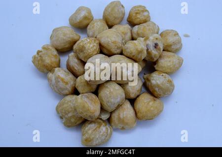 Kemiri Auch Bekannt Als Candleberry, Indian Walnut, Kemiri, Lackbaum, Nuez De La India, Buah Keras, Godou, Kukui Nut Tree Stockfoto