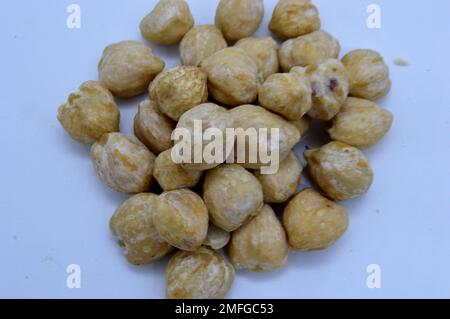 Kemiri Auch Bekannt Als Candleberry, Indian Walnut, Kemiri, Lackbaum, Nuez De La India, Buah Keras, Godou, Kukui Nut Tree Stockfoto