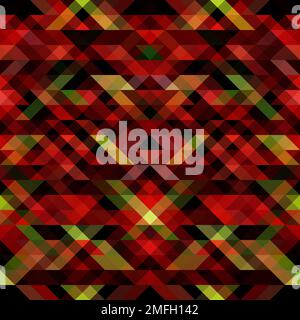 Abstrakter Hintergrund, der aus Dreiecken besteht. Nahtloses Muster Stock Vektor