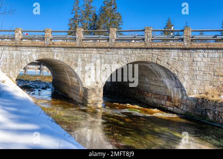 Oder Teich im Harz-Nationalpark Stockfoto