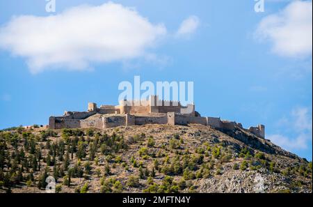 Larissa Castle, Argos, Peloponnes, Griechenland Stockfoto