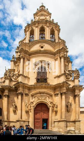 Chiesa San Giuseppe in Ragusa Ibla, Barockstadt Ragusa, Sizilien, Ragusa, Sizilien, Italien Stockfoto