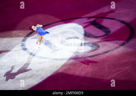 Espoo, Finnland. 25. Januar 2023. Eröffnungszeremonie bei der ISU European Figure Skating Championships 2023 in Espoo Metro Areena am 25. Januar 2023 in Espoo, Finnland. Kredit: Raniero Corbelletti/AFLO/Alamy Live News Stockfoto