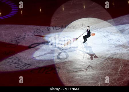 Espoo, Finnland. 25. Januar 2023. Eröffnungszeremonie bei der ISU European Figure Skating Championships 2023 in Espoo Metro Areena am 25. Januar 2023 in Espoo, Finnland. Kredit: Raniero Corbelletti/AFLO/Alamy Live News Stockfoto