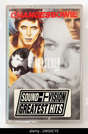 David Bowie Musikkassette Changesbowie Stockfoto