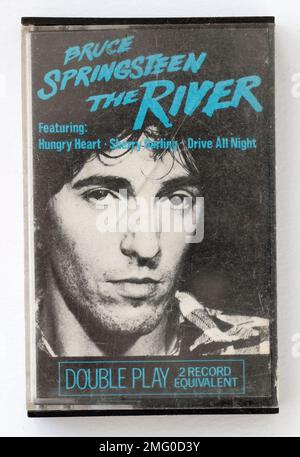 Bruce Springsteen, Die River-Musikkassette Stockfoto