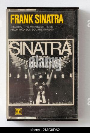 Frank Sinatra, Die Live-Musikkassette Der Hauptereignisse Stockfoto