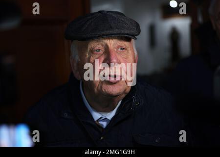 Campobello di Mazara (TP) auf dem Foto der Priester Pietro Pisciotta, der den Bruder von Matteo Messina Denaro heiratete, nur redaktionelle Verwendung Stockfoto