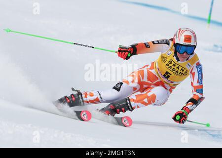 Kronplatz, Südtirol, Italien. 25. Januar 2023. Audi FIS Ski World Cup 2023, Kronplatz; Petra Vlhova (SVK) Credit: Action Plus Sports/Alamy Live News Stockfoto