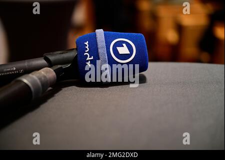 Themenbild, Symbolfoto, die öffentlich-rechtlichen Sender, wie ARD, ZDF, MDR, Deutschlandradio, das erste, Abo, ARD Brennpunkt, ARD-App, ARD-Logo, ARD Stockfoto