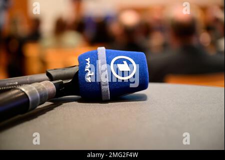 Themenbild, Symbolfoto, die öffentlich-rechtlichen Sender, wie ARD, ZDF, MDR, Deutschlandradio, das erste, Abo, ARD Brennpunkt, ARD-App, ARD-Logo, ARD Stockfoto