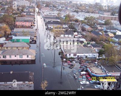 ICP-Dokumentationsprofil – Electronic Systems Support Unit New Orleans – 26-HK-162-55. Hurrikan Katrina Stockfoto