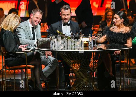 Antwerpen, Belgien. 25. Januar 2023. Simon Mignolet wurde während der 69. Herrenausgabe der Zeremonie des Goldens Shoe Award und der 7. Frauenausgabe fotografiert. Der Goldene Schuh, Gouden Schoen, Soulier Dor ist eine Auszeichnung für den besten Fußballspieler der belgischen Jupiler Pro League Meisterschaft im Jahr 2022. Der Frauenpreis ist für die beste belgische Spielerin von 2022. Am Mittwoch, den 25. Januar 2023 in Antwerpen, BELGIEN FOTO SPORTPIX | Kredit: David Catry/Alamy Live News Stockfoto