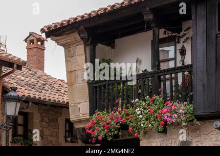 Barcena Mayor, Cabuerniga Valley in Kantabrien, Stockfoto