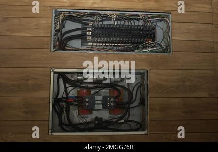 AIDS to Navigation Team - Dulac, Louisiana - 26-HK-343-30. Hurrikan Katrina Stockfoto