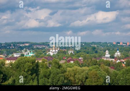 Pereslavl Zalessky, Russland - August 6 2022: Panorama. Goldring von Russland. Stockfoto