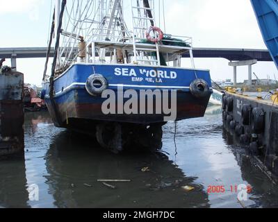 ESU New Orleans - IMATHcao - 26-HK-429-7. Hurrikan Katrina Stockfoto