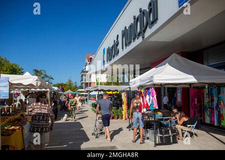 La Teste-de-Buch (Südwestfrankreich): Der Markt Stockfoto