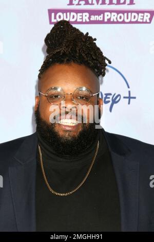 19. Januar 2023, Los Angeles, CA, USA: LOS ANGELES - 19. JANUAR: Jeff Jenkins von der stolzen Familie - lauter und stolzer Premiere im Nate Holden Performing Arts Center am 19. Januar 2023 in Los Angeles, CA (Kreditbild: © Kay Blake/ZUMA Press Wire) NUR REDAKTIONELLE VERWENDUNG! Nicht für den kommerziellen GEBRAUCH! Stockfoto