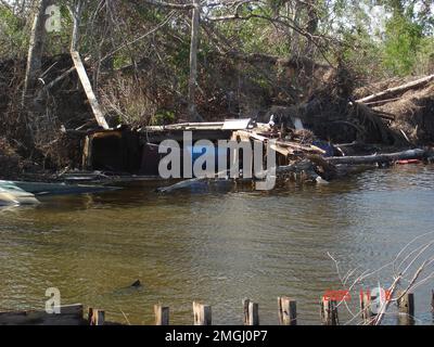 St. Bernard Parish, Louisiana - 26-HK-266-73. Hurrikan Katrina Stockfoto