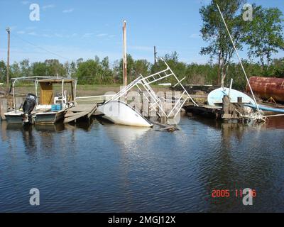 St. Bernard Parish, Louisiana - 26-HK-266-84. Hurrikan Katrina Stockfoto