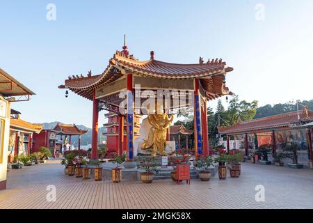 Die zehn Tausend Buddhas Kloster in Hongkong Stockfoto