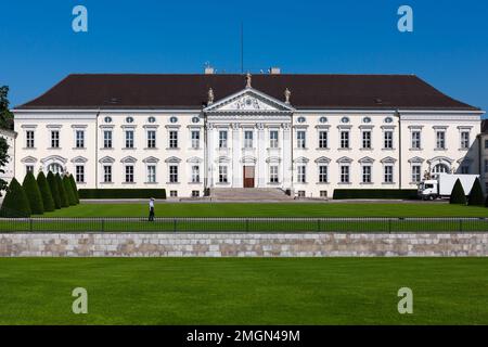 Berlin - 7. Juli 2011 : Schloss Bellevue. Schloss Bellevue, neoklassizistisches Gebäude des deutschen Präsidenten. Stockfoto