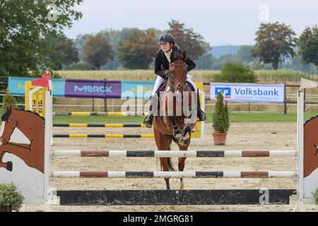 Offizielle Show-Jumping-Turniere in deutschland Stockfoto