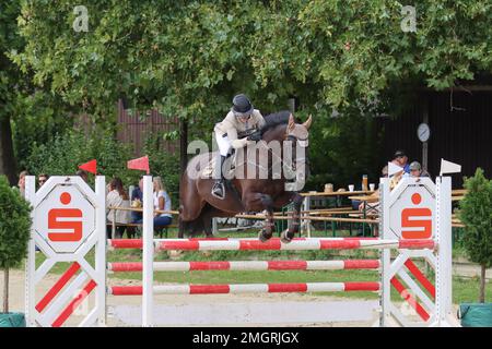 Offizielle Show-Jumping-Turniere in deutschland Stockfoto