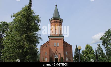 Hattulan uusi kirkko, E.B. Lohrmann 1857, Hattula Stockfoto