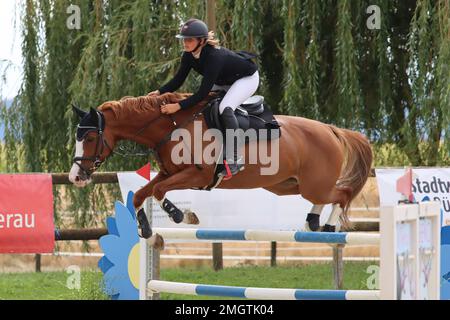 Offizielle Show-Jumping-Turniere in deutschland Stockfoto