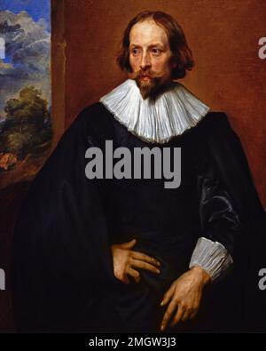 Porträt des Quintijn Symons 1634 von Antoon - Anthony van Dyck 1599-1641 flämischen Belgien Belgien Stockfoto