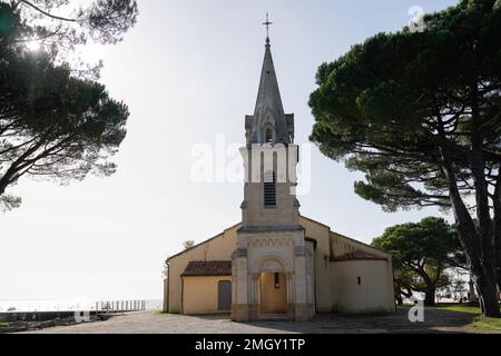 Andernos Stadt Saint Eloi Kirche in Bassin d'Arcachon frankreich Stockfoto