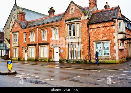 Hollies Lodge, High Street, Thame, Oxfordshire, England Stockfoto