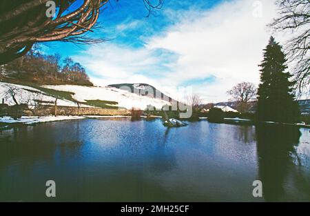 Loch Ness Schottland Modell des Loch Ness Monsters Stockfoto