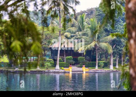 Ho Chi Minhs Stilt House in Hanoi, Vietnam Stockfoto